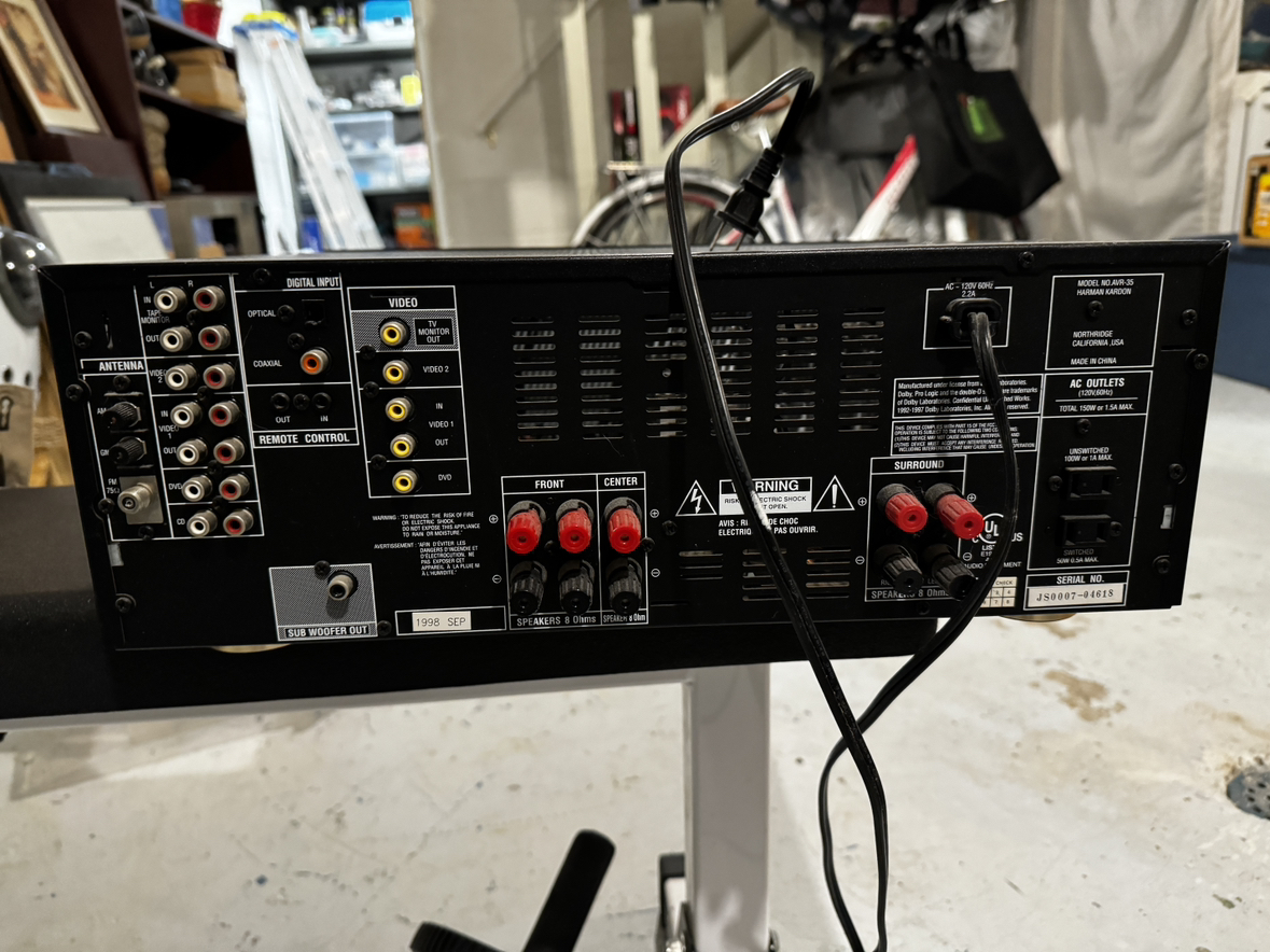 harman/kardon AVR35 receiver - photo 2