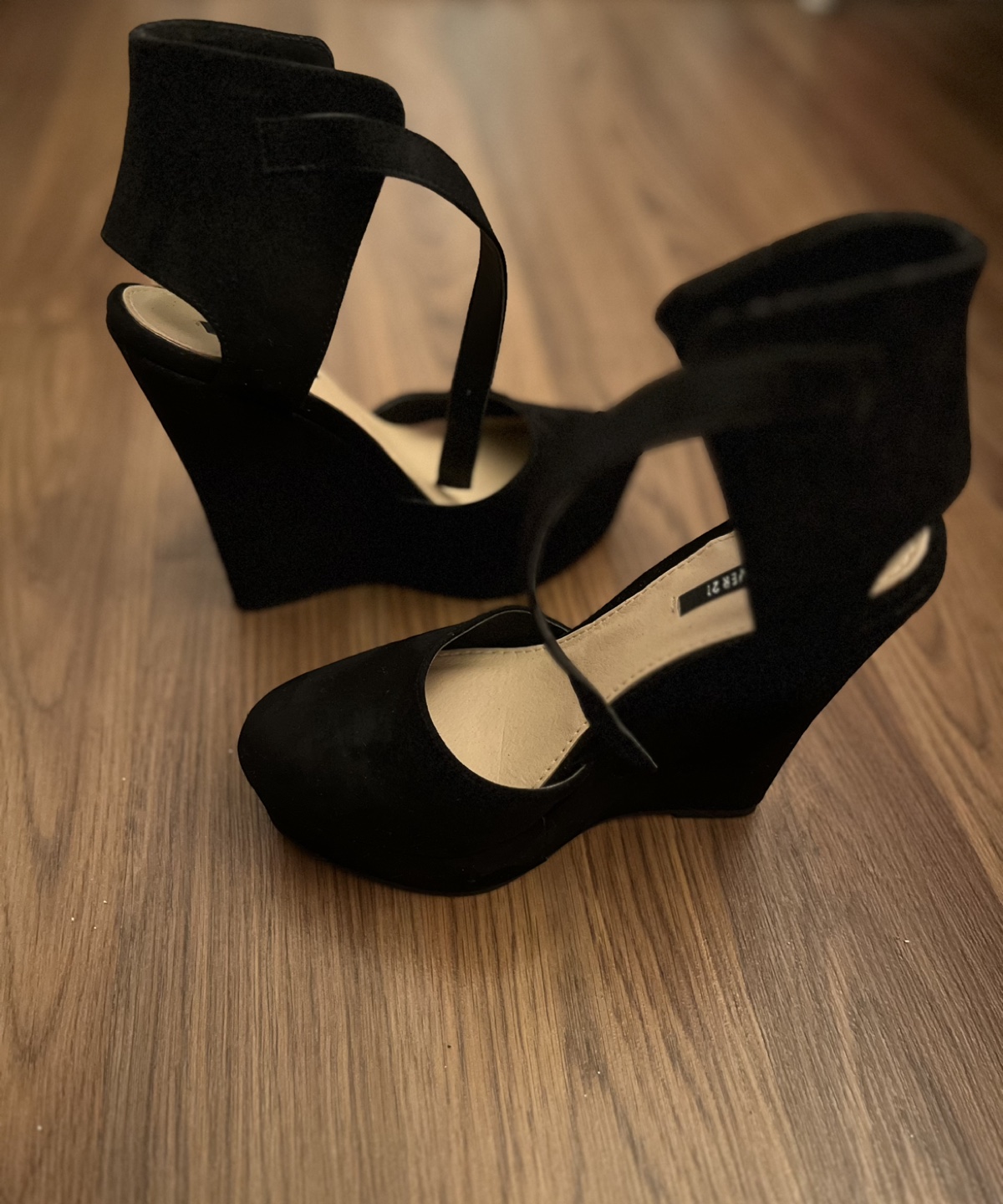 Wedge high heeled sandal - photo 2