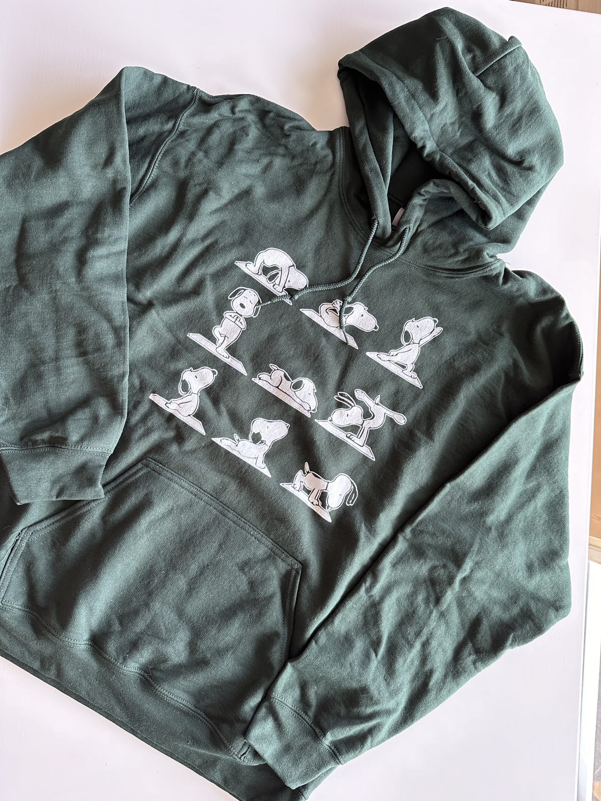 Dog Lovers Hoodie - Forest Green Size Large - photo 3