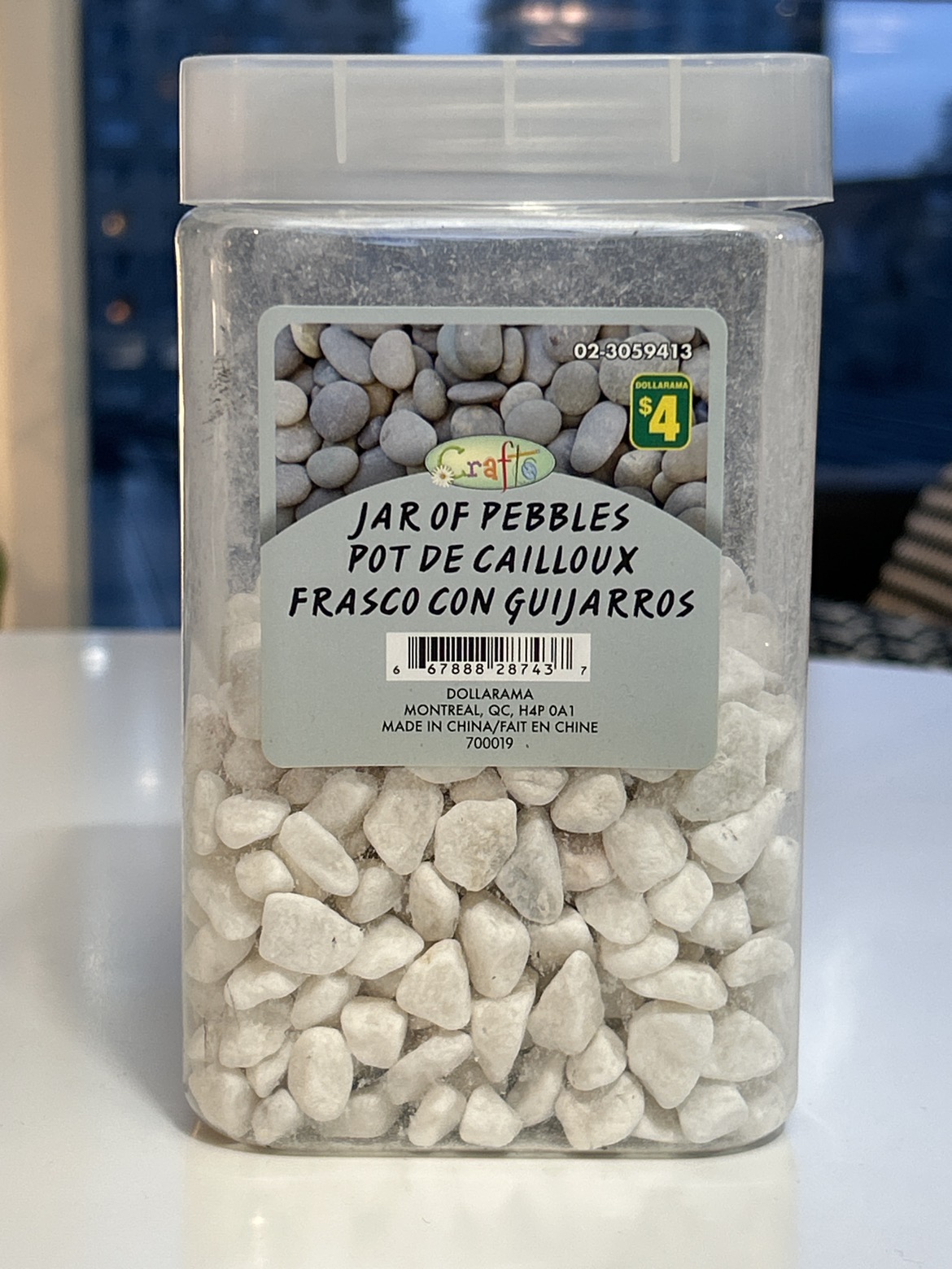 Half Jar of Pebbles #freecycle - photo 3