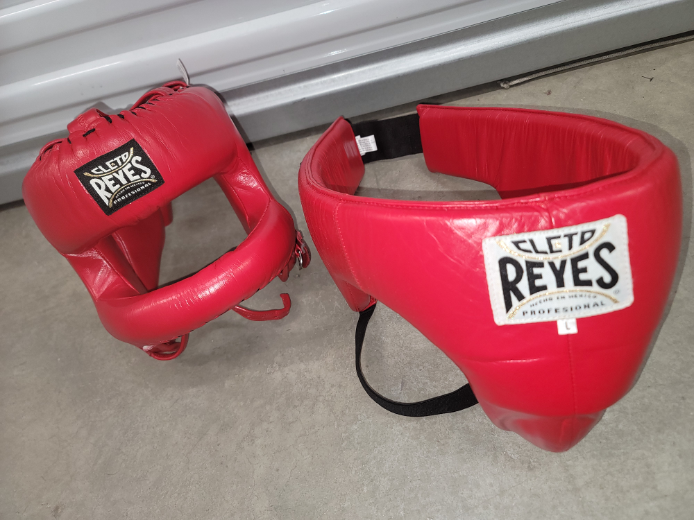 Cleto Reyes Redesigned Headgear + Kidney/Foul Protector Cup (L)