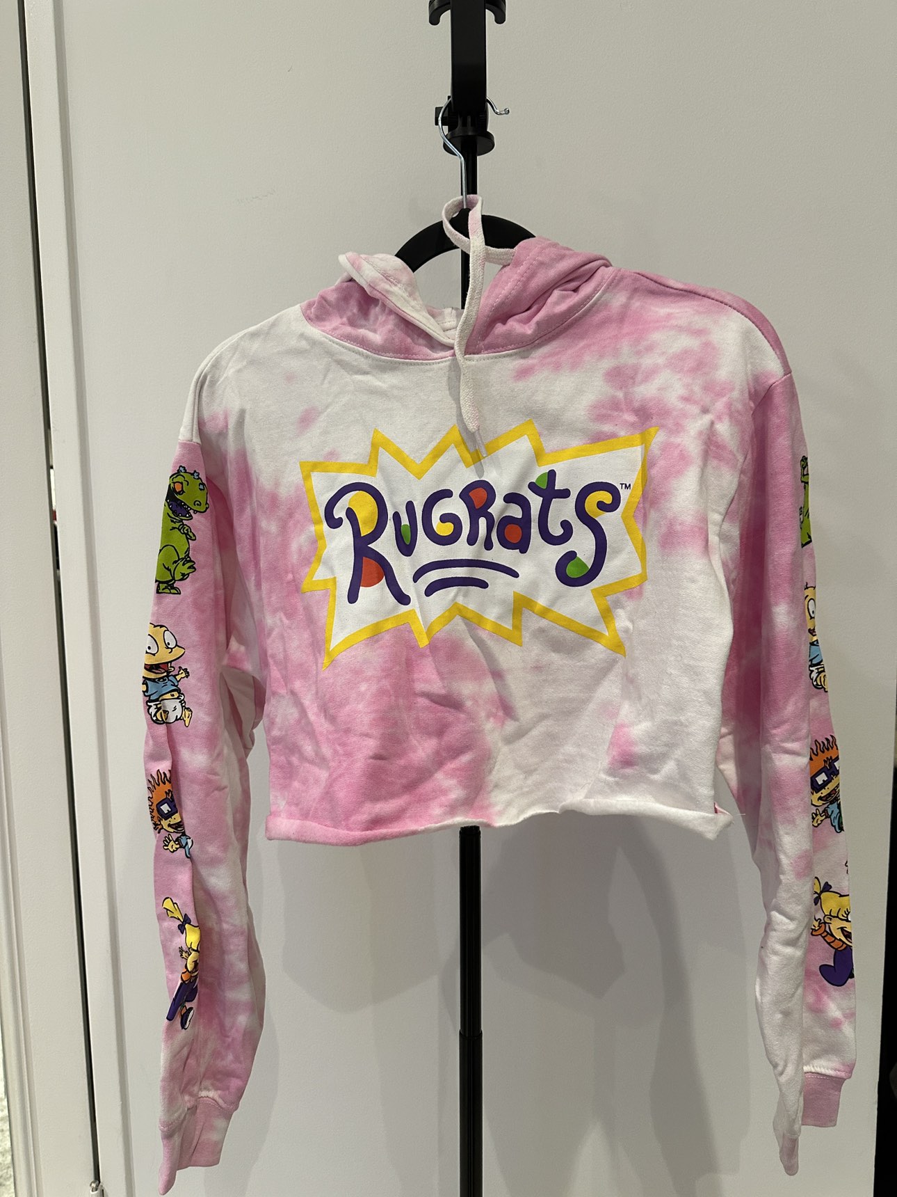 Rugrats tie dye crop top (s)