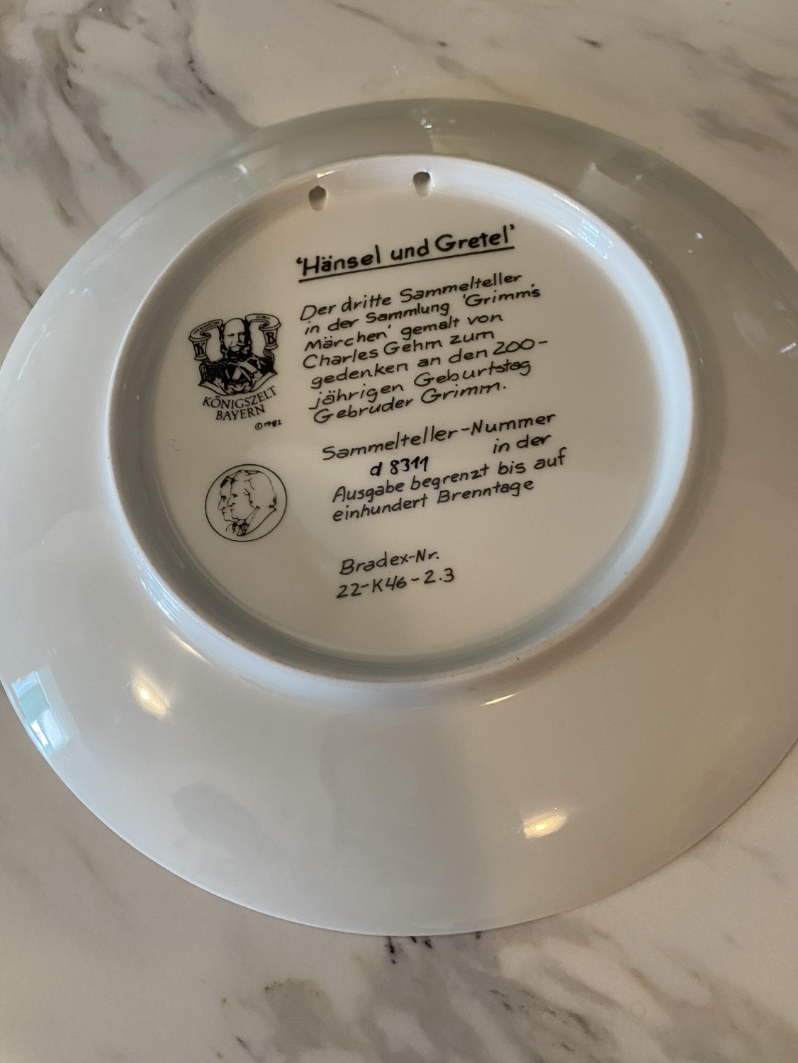 Collection of Hansel and Gretel 9 inch plate🥕 image indicator(3)