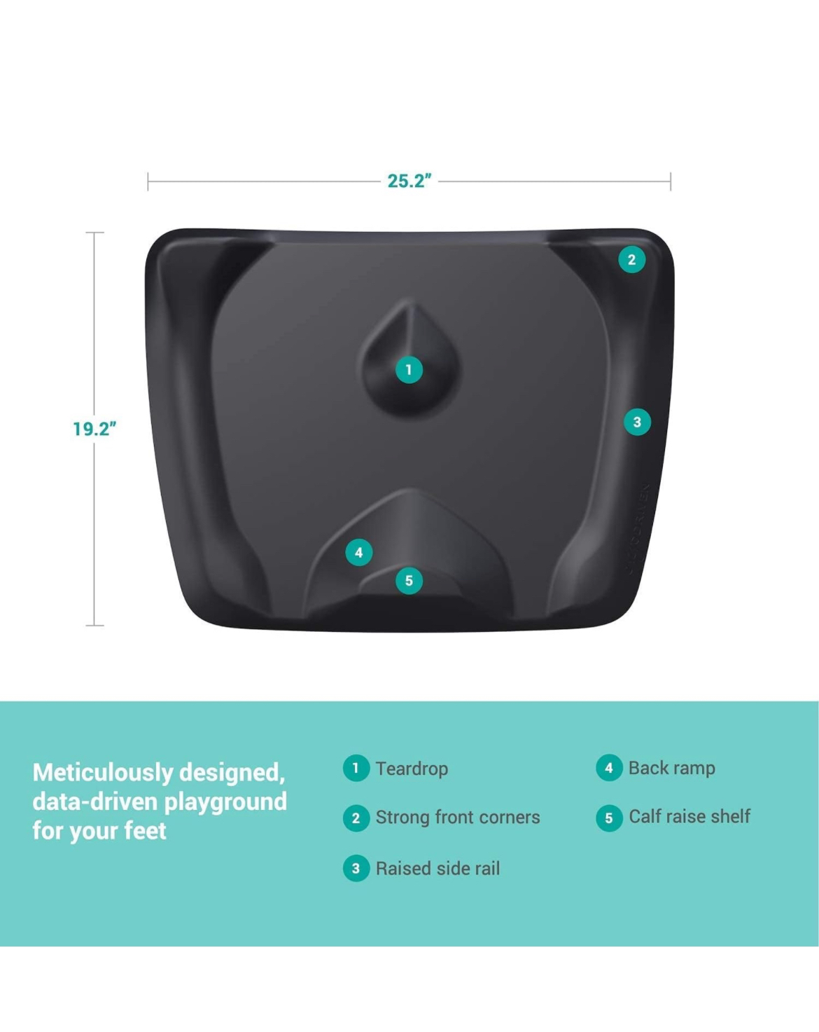 Topo Mini by Ergodriven | Standing Desk Anti-Fatigue Mat thumbnail