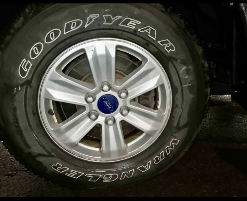 4 Goodyear tires and rims