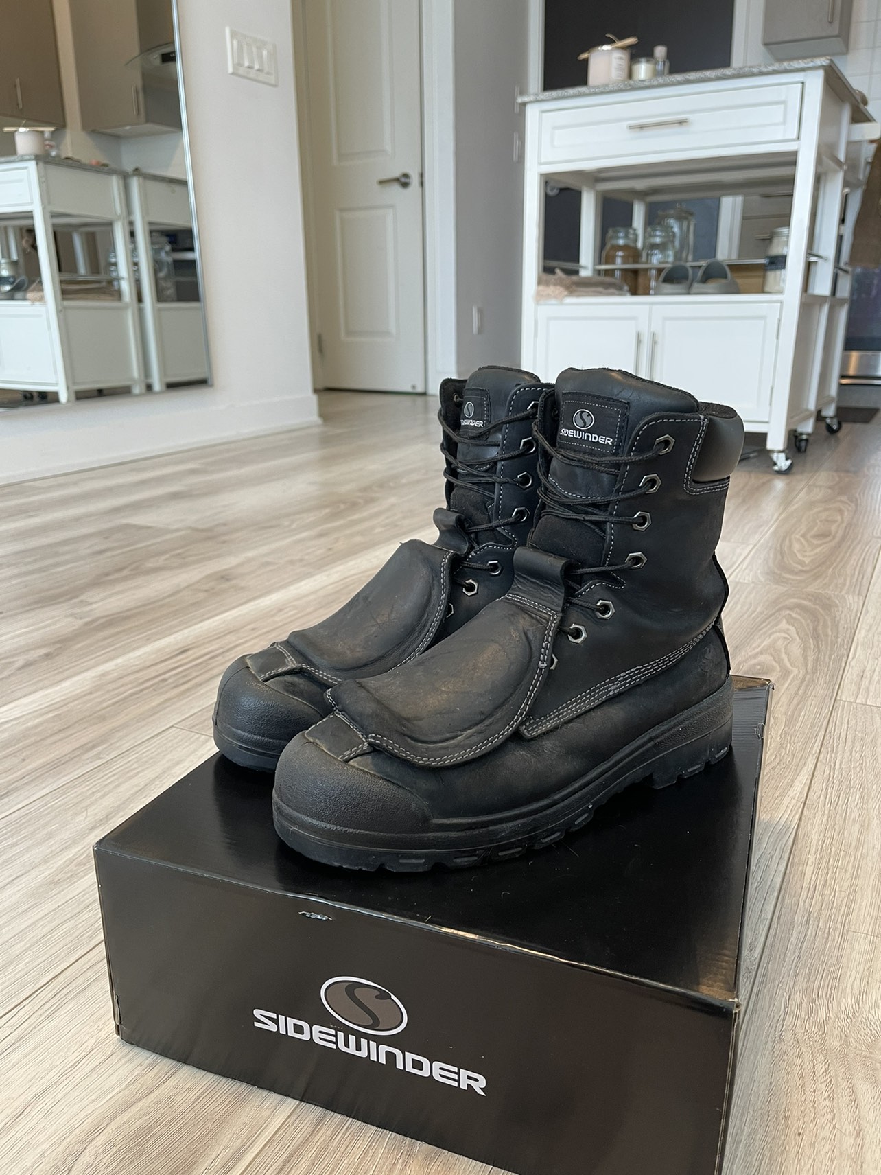 Mens Steel Toe cap Work books