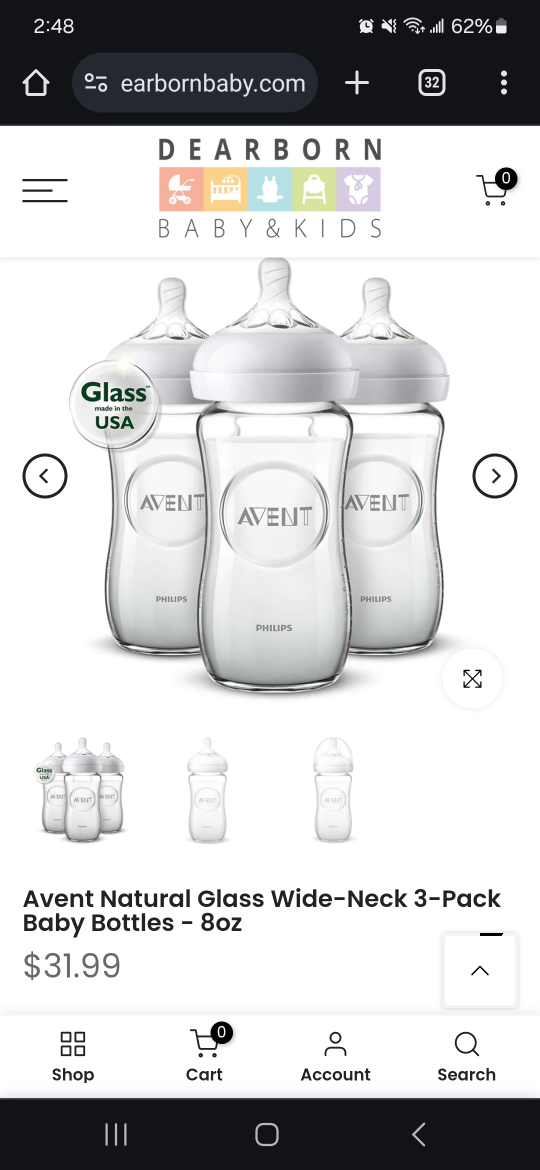 avent glass bottles - photo 2