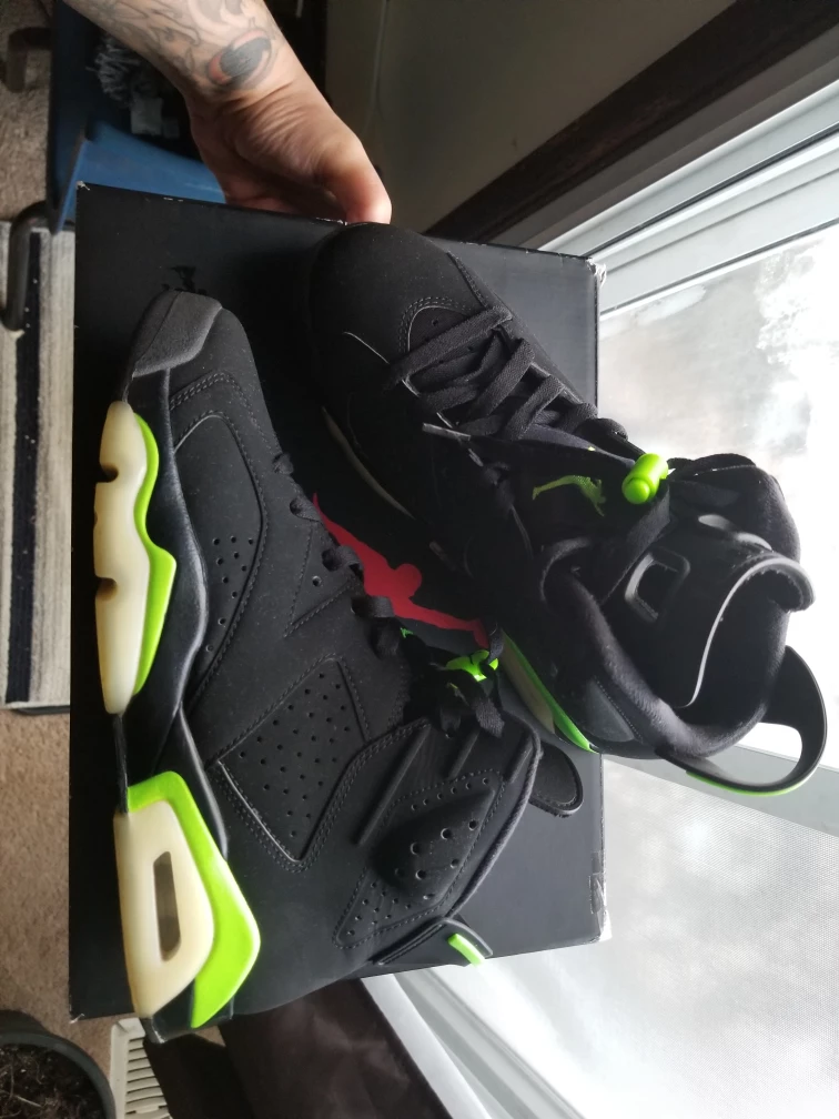 Jordan 6 Electric green