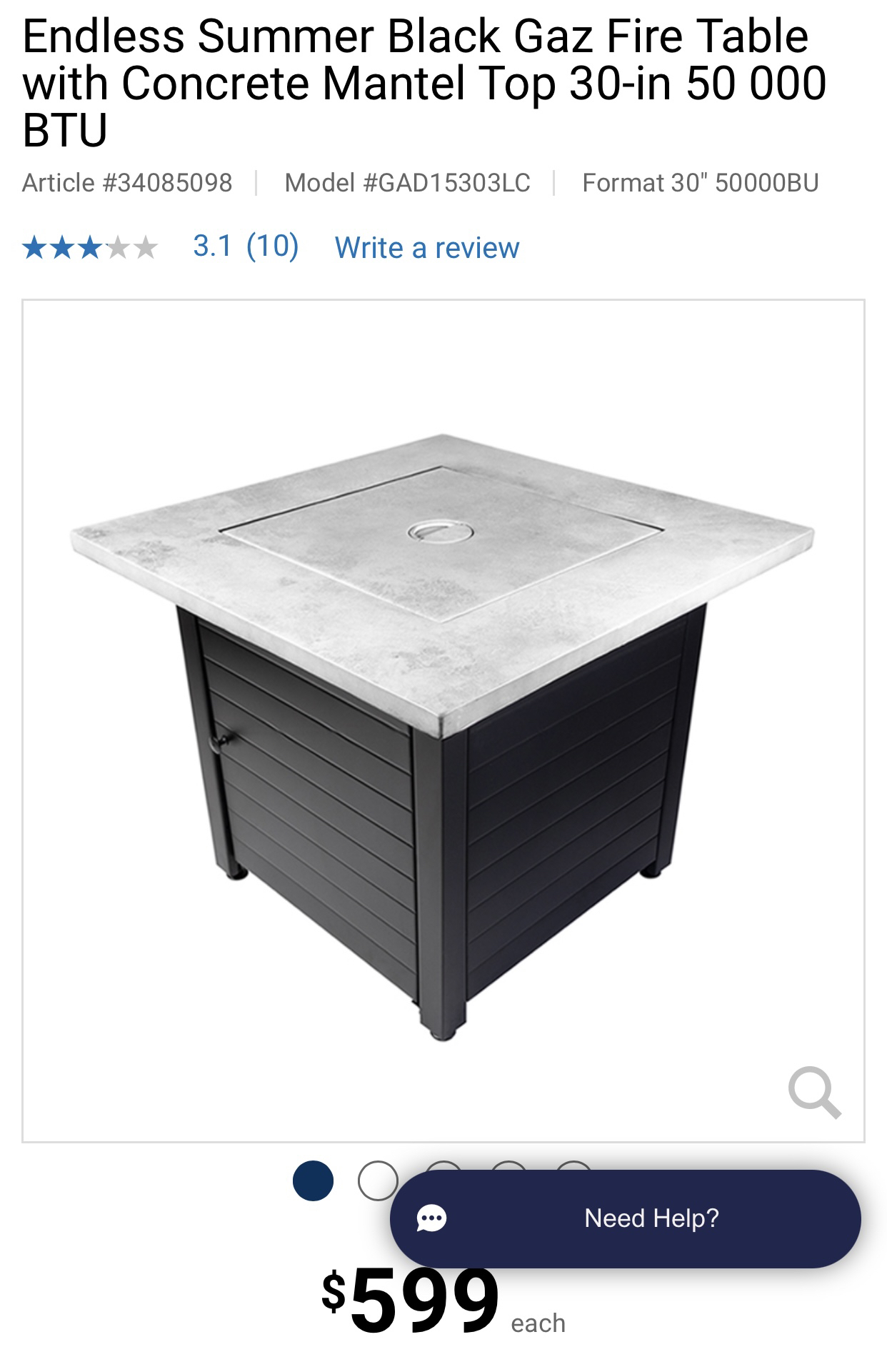 Fire Table