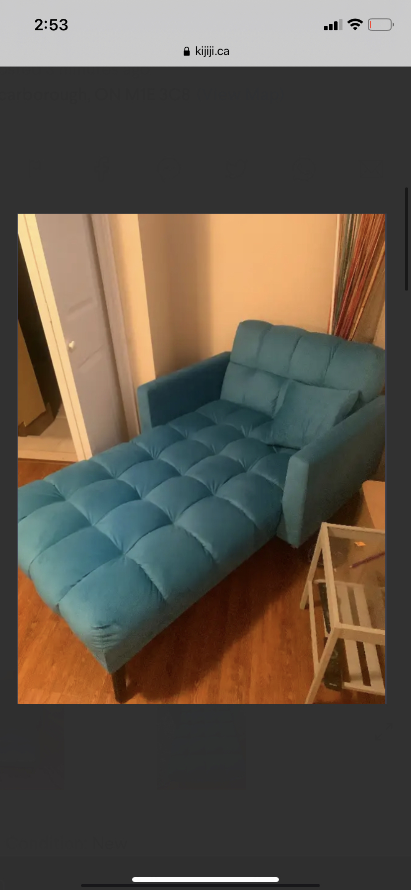Lounger chair / doubles as a sleeper