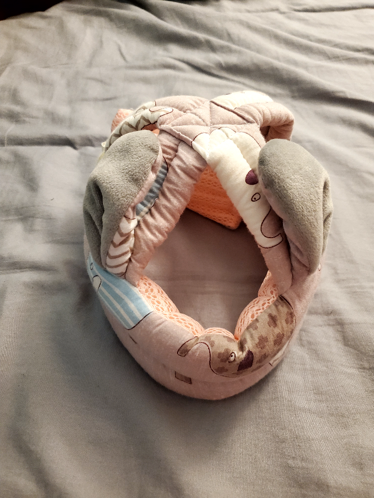 Adjustable infant helmet for crawling/ walking image indicator(8)