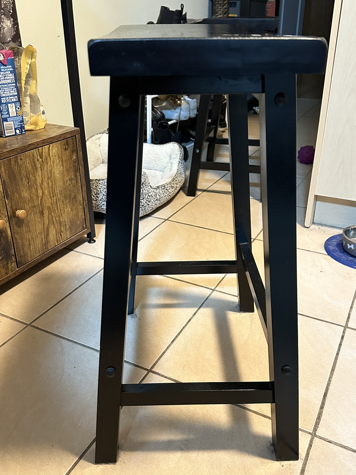 Wood Saddle Seat Stools (2) - photo 4