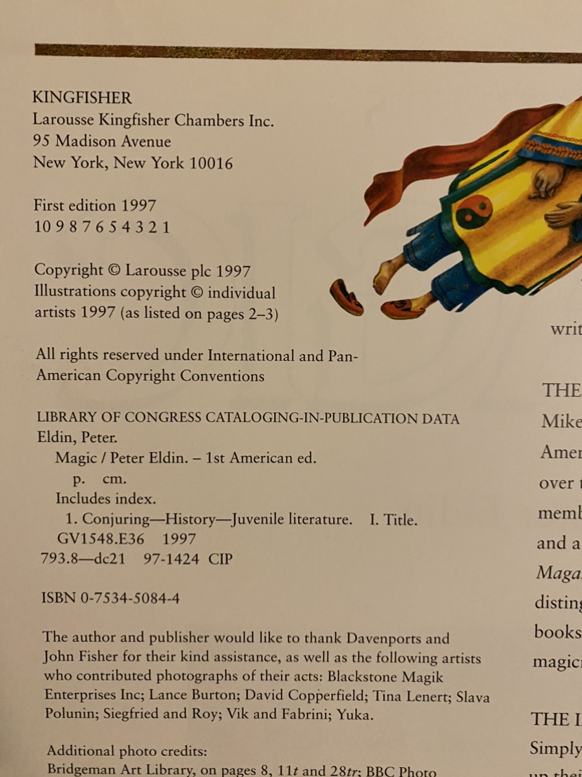 Vintage book on magic image indicator(5)