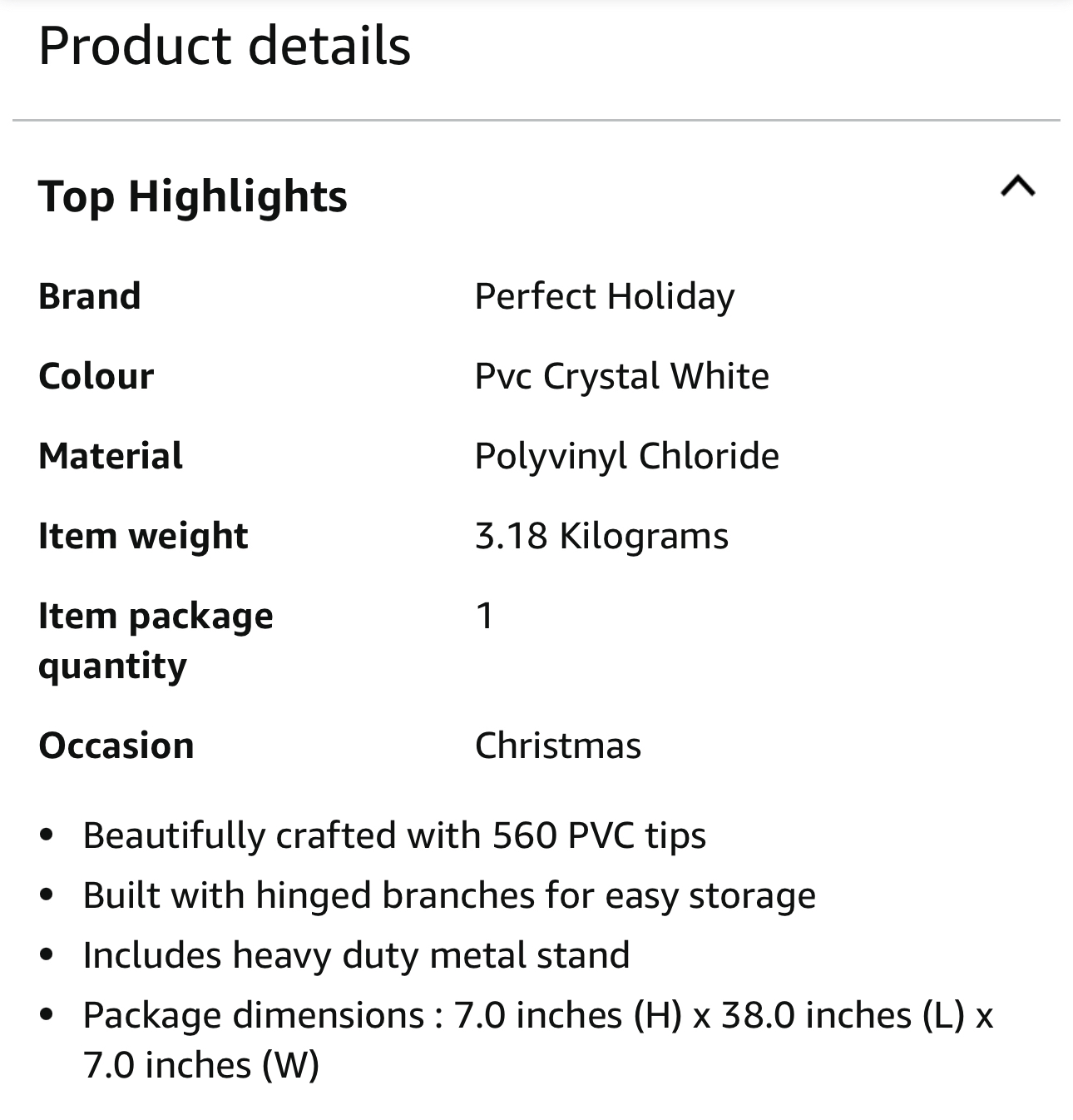 5ft White Christmas Tree - photo 2