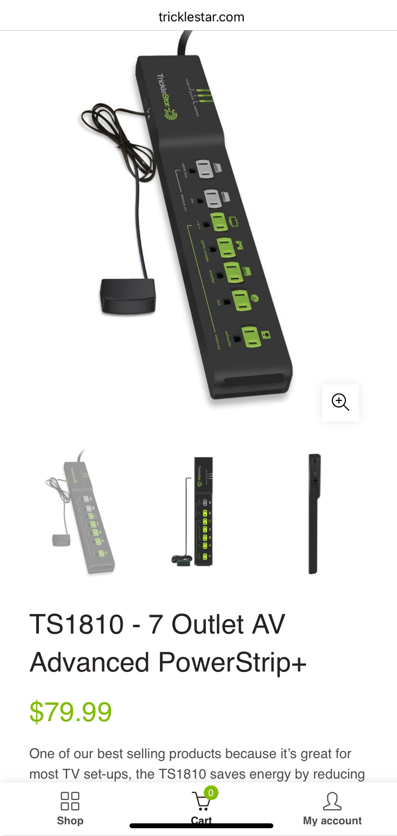 Energy saving power bar for gaming and AV stereo systems - photo 2
