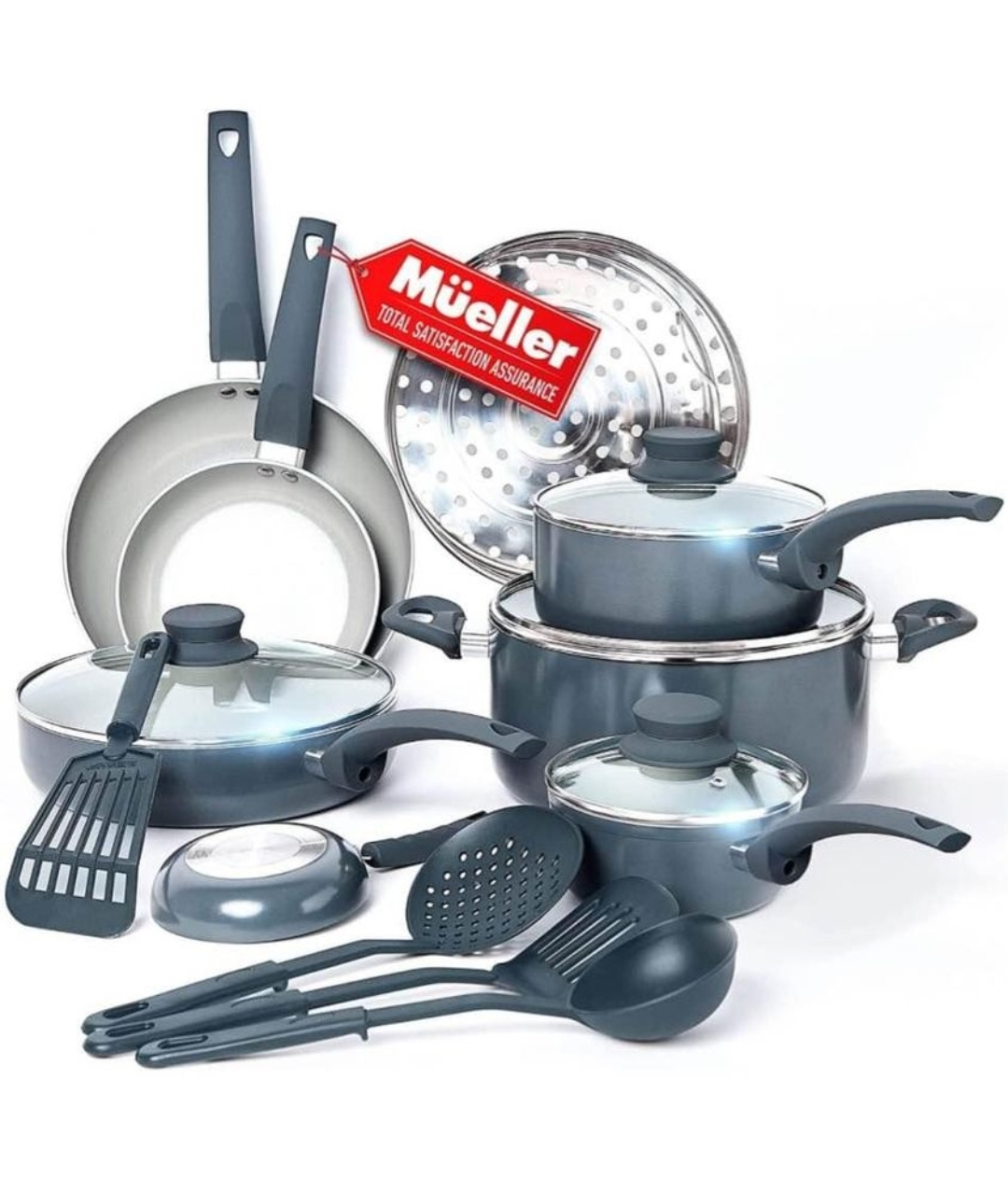 Mueller 16-Piece Nonstick Stone Cookware set thumbnail