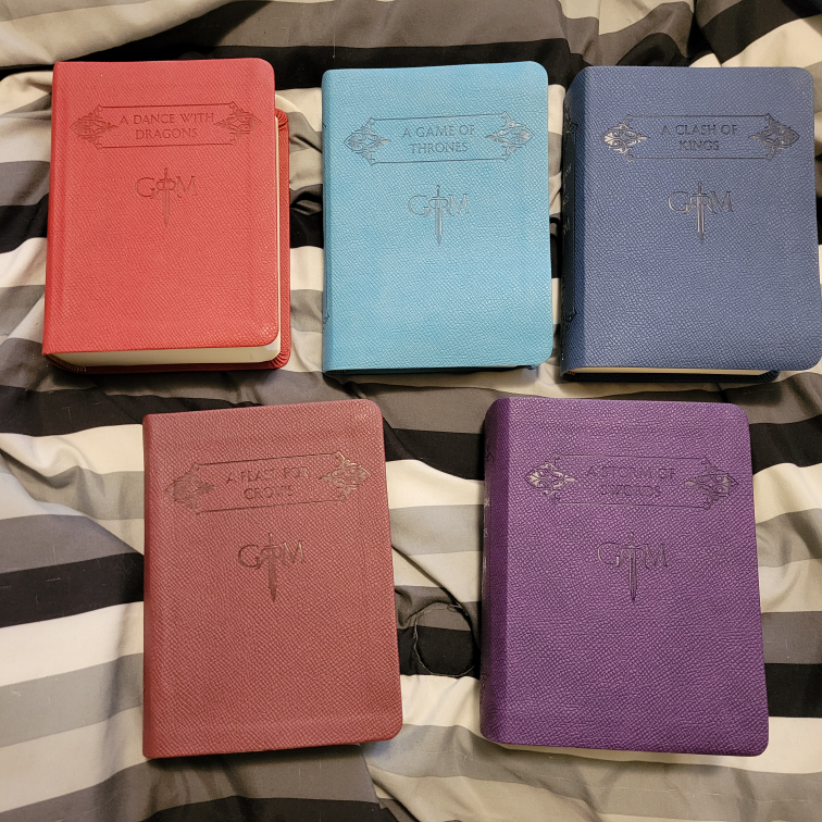 complete set of Game Thrones original novels.