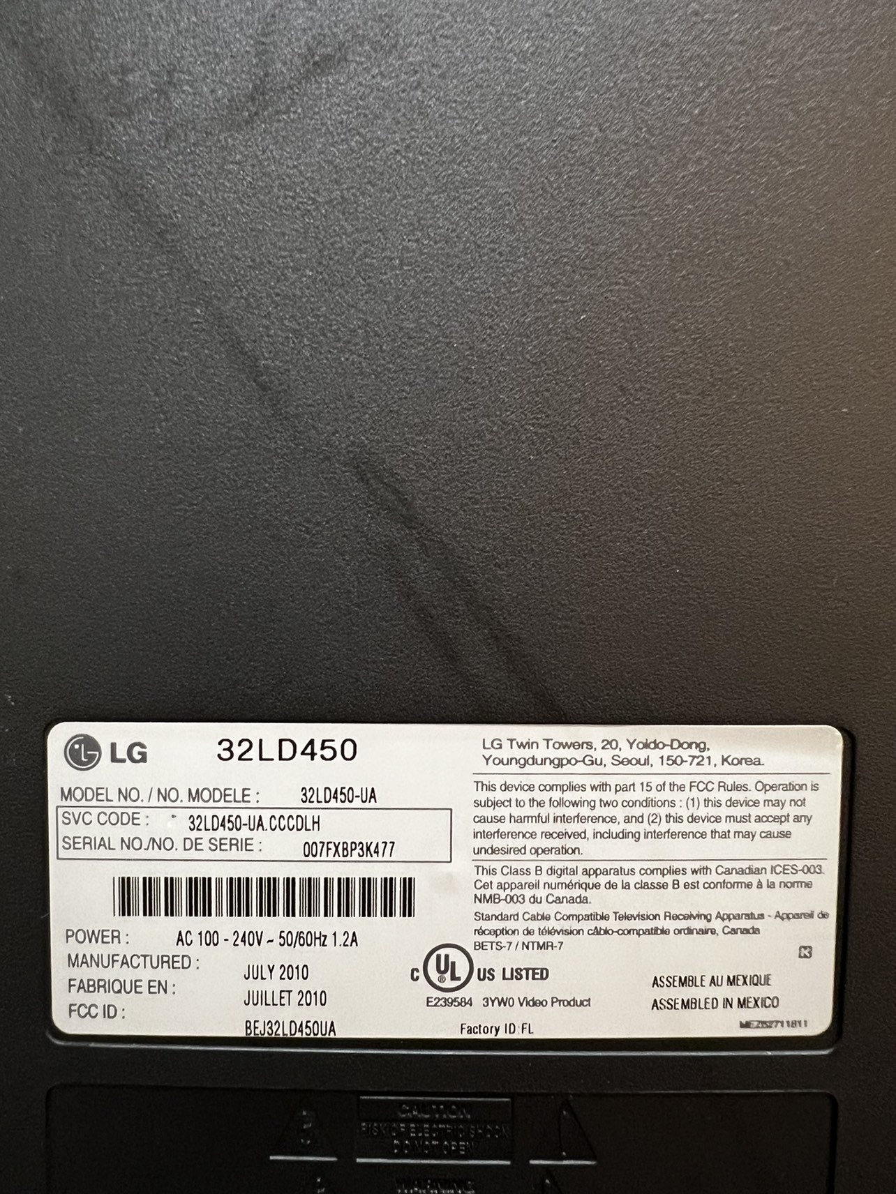 LG TV 32 inches - photo 5