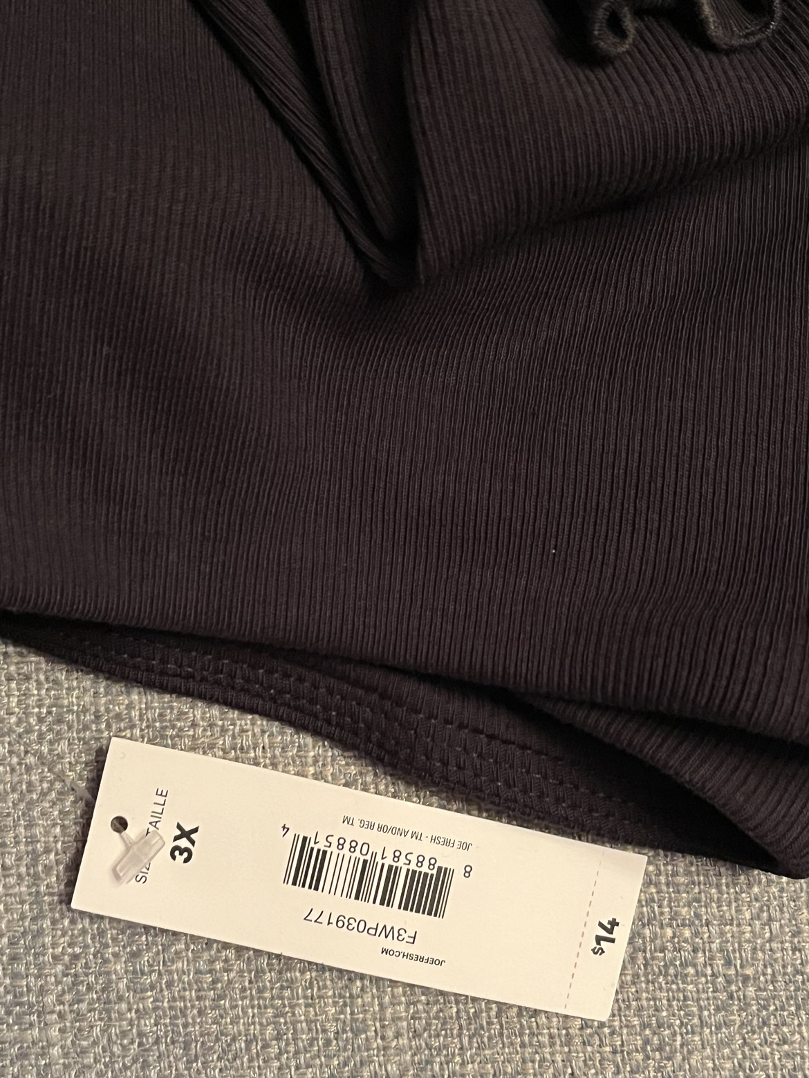 Joe Fresh 3X Lounge Pj Pants Black - photo 3