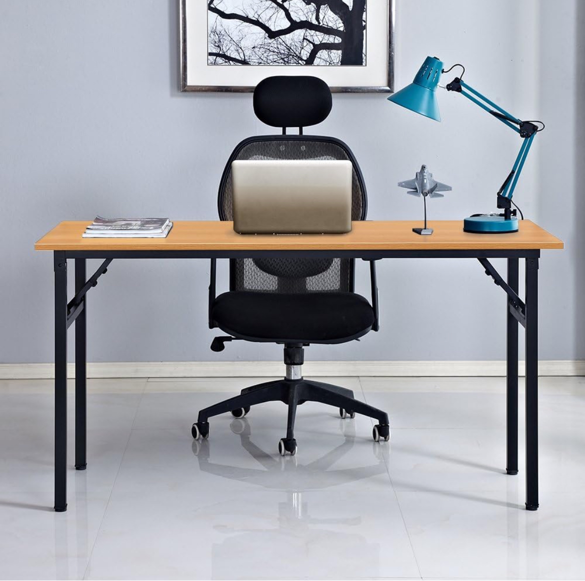 Folding Table Computer Desk 55 inches - photo 2