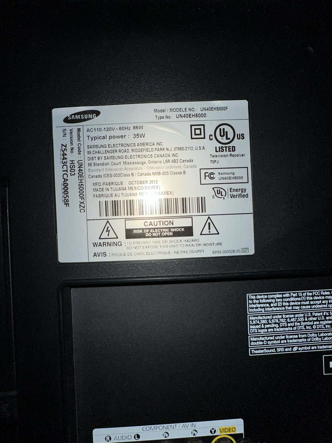 Samsung 40” TV - photo 2