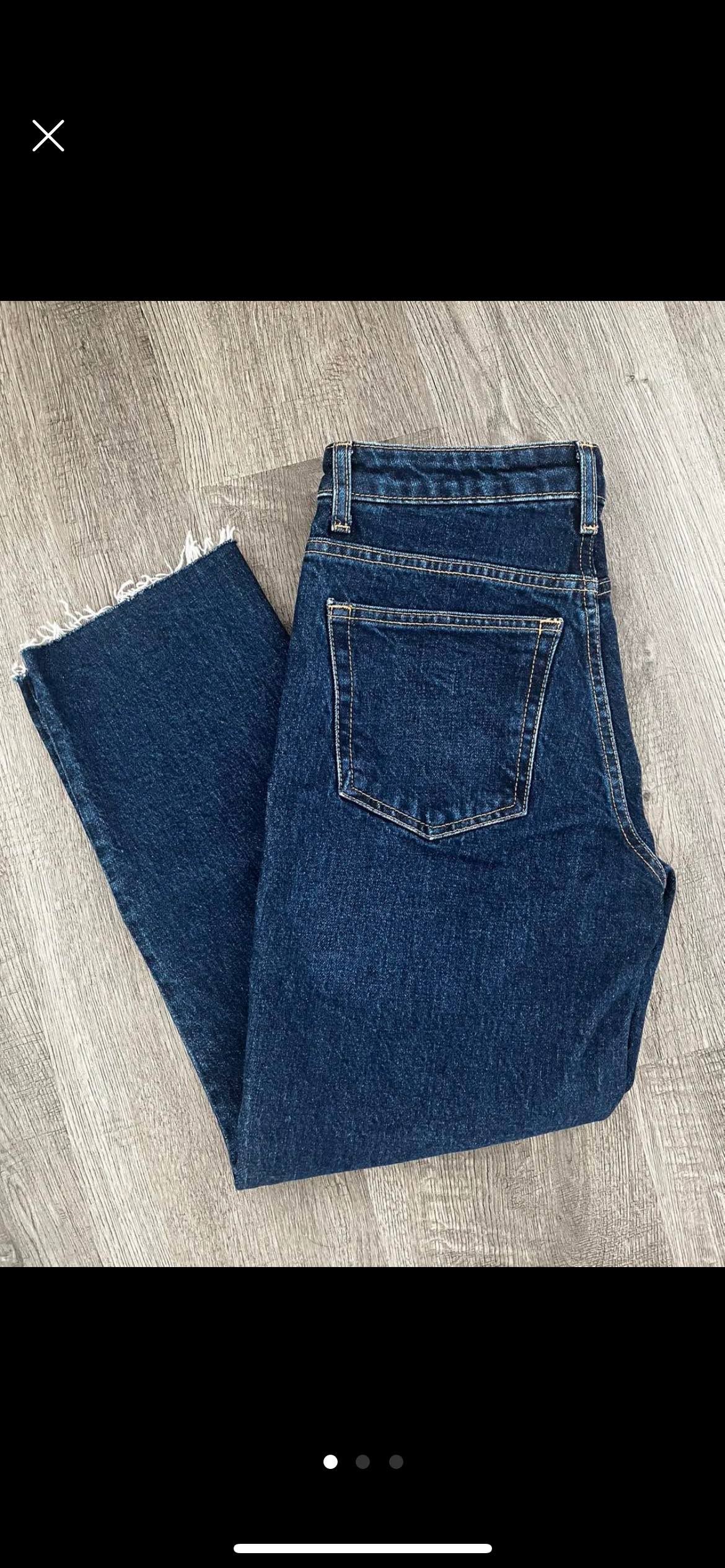 NEW Topshop Straight Leg Jeans size 4 thumbnail