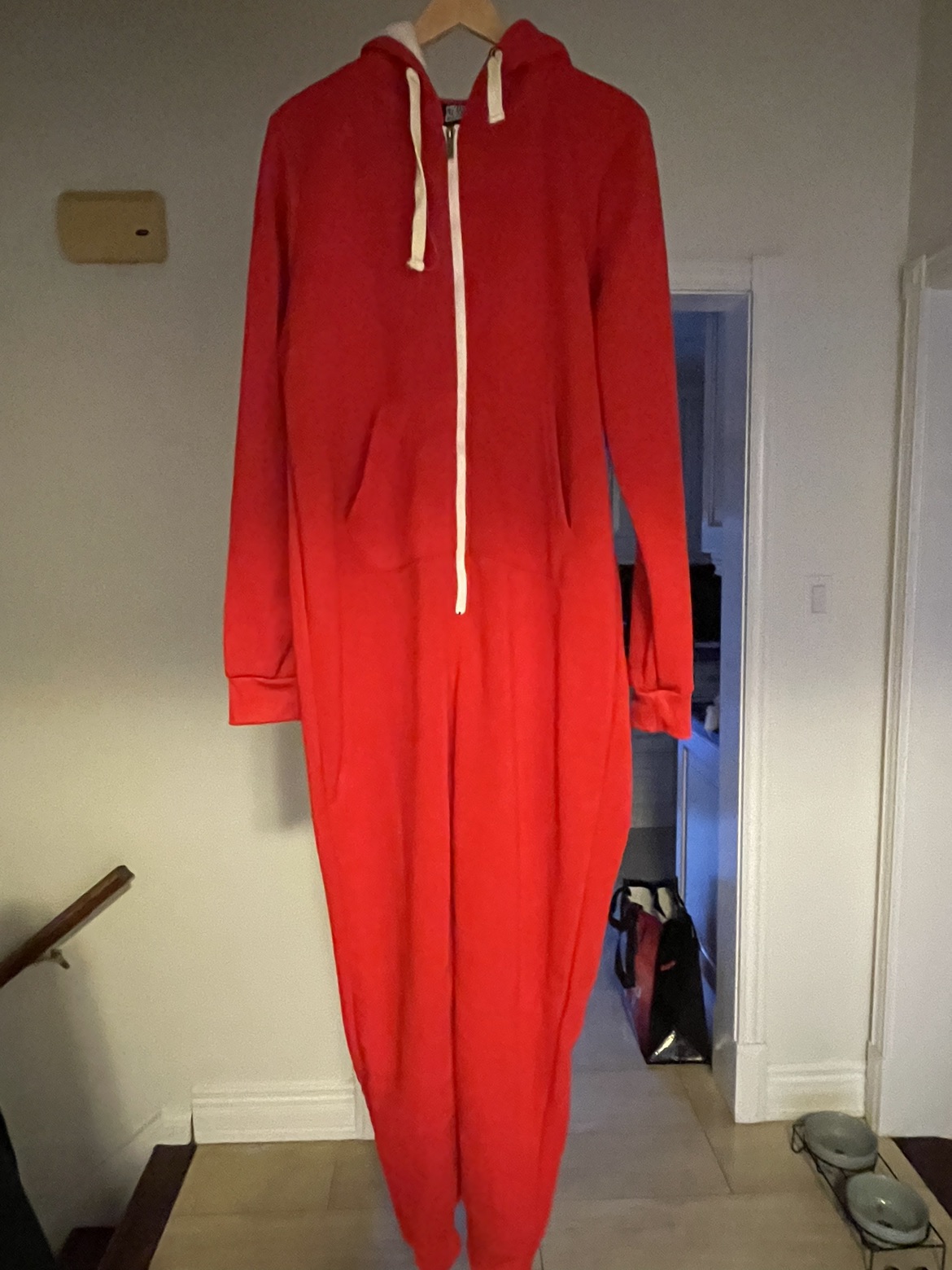 Hoodie Red Onesie XL