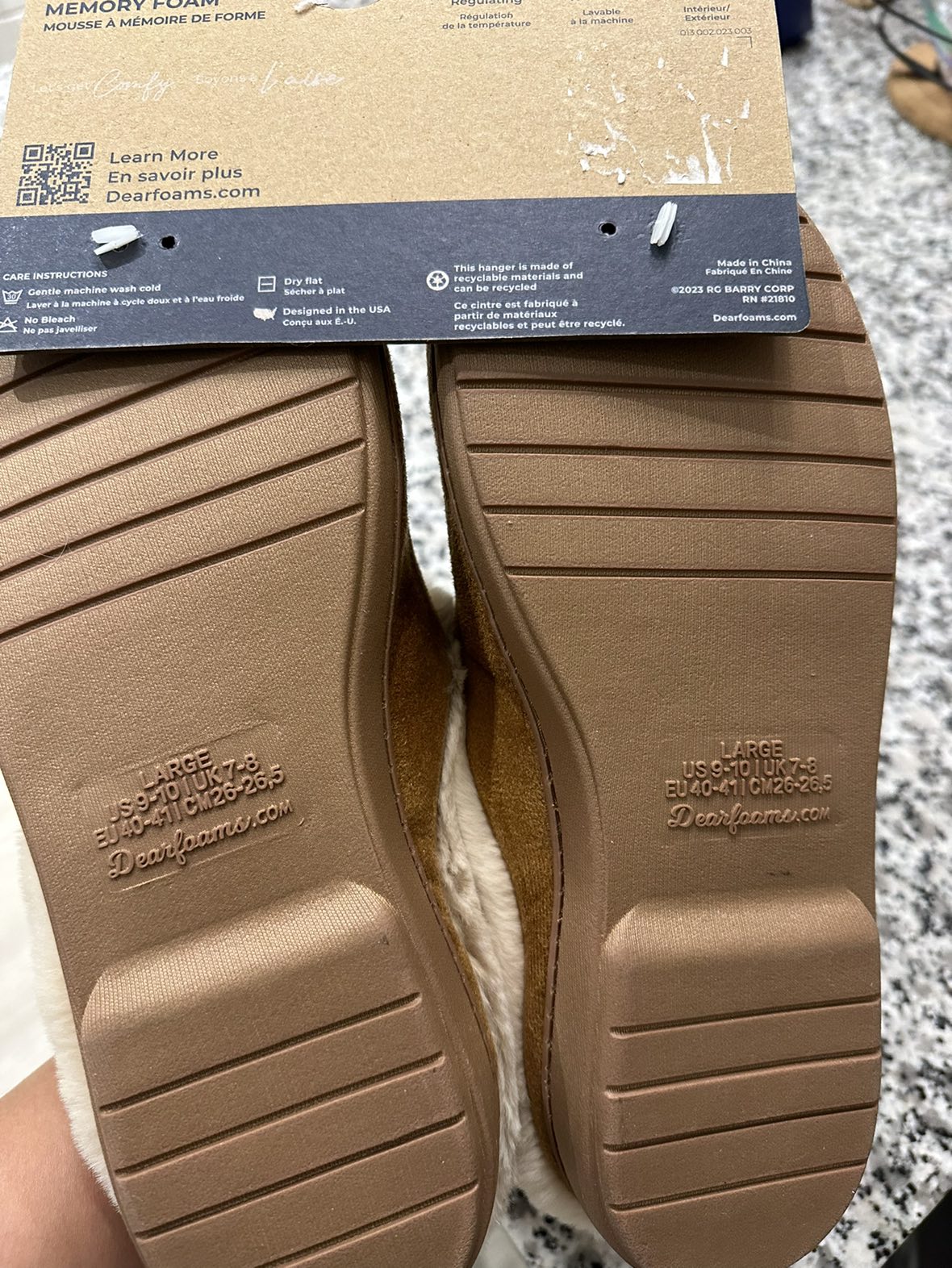 Dearfoams - Memory Foam on Indoor & Outdoor Slippers - photo 4