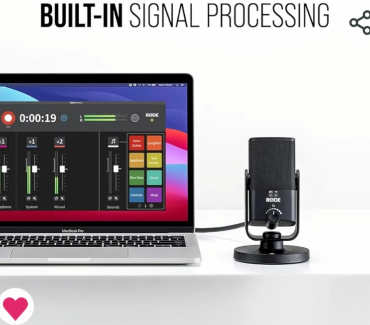 Rode NT-USB Mini streaming Mic image indicator(7)
