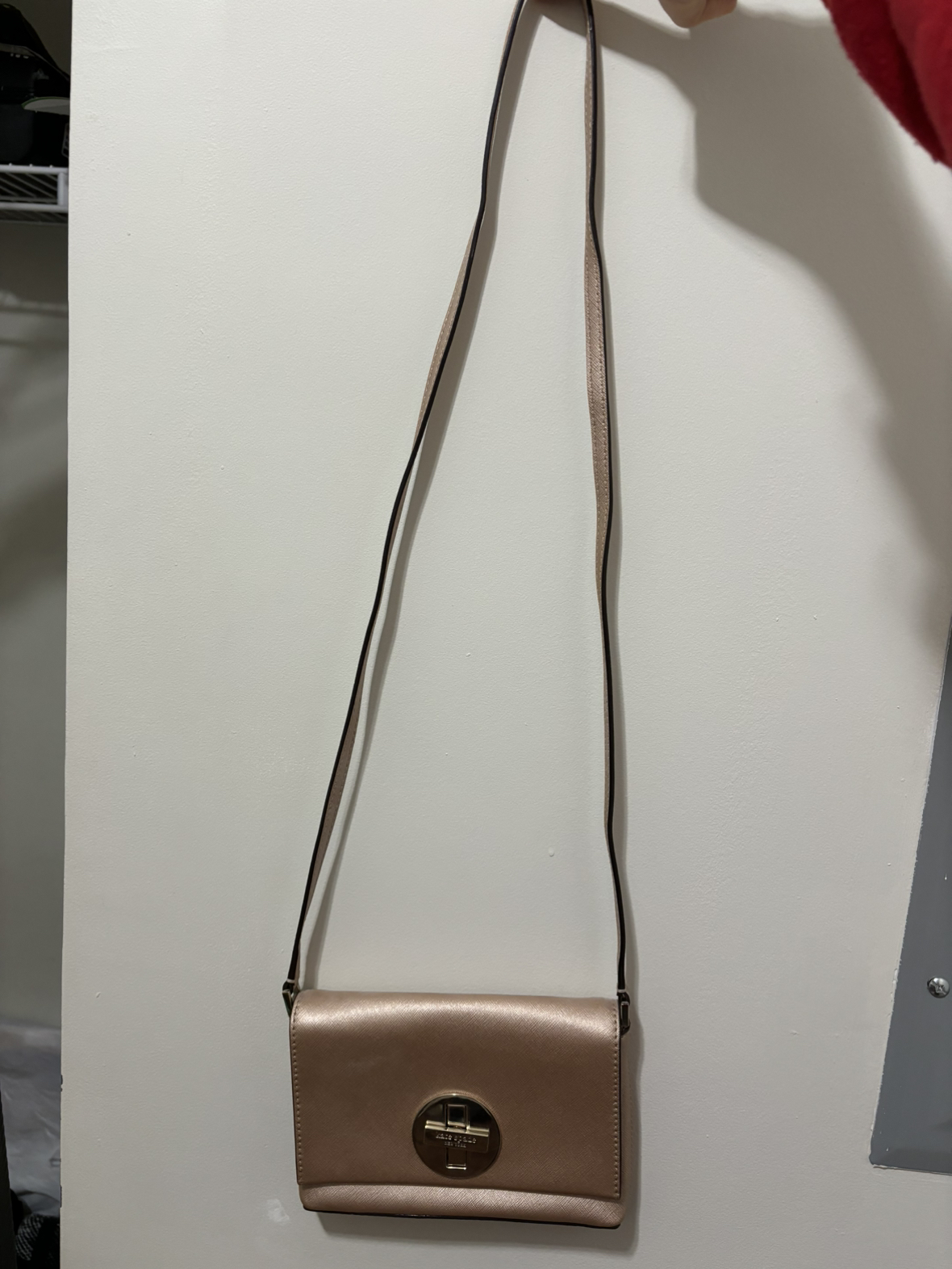 Kate Spade Crossbody Turnkey Small Purse Rose Gold - photo 2