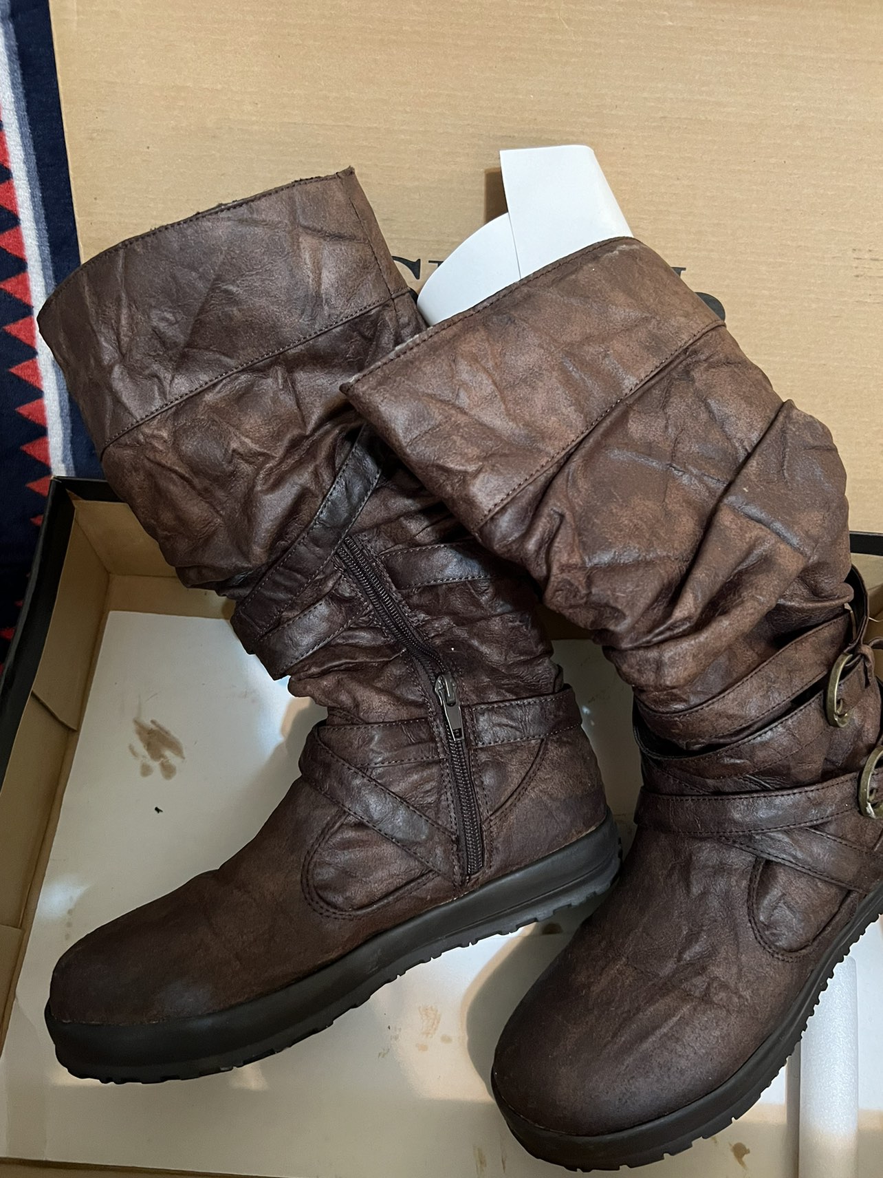 Splash boots brown size 7 🥕