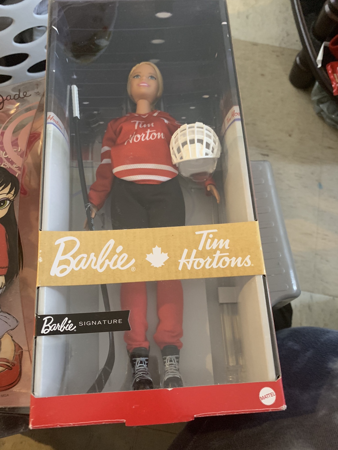 Dolls brat doll and a Tim hortons Barbie. image indicator(3)