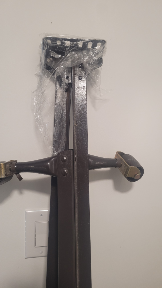 wrought iron bed rail. thumbnail