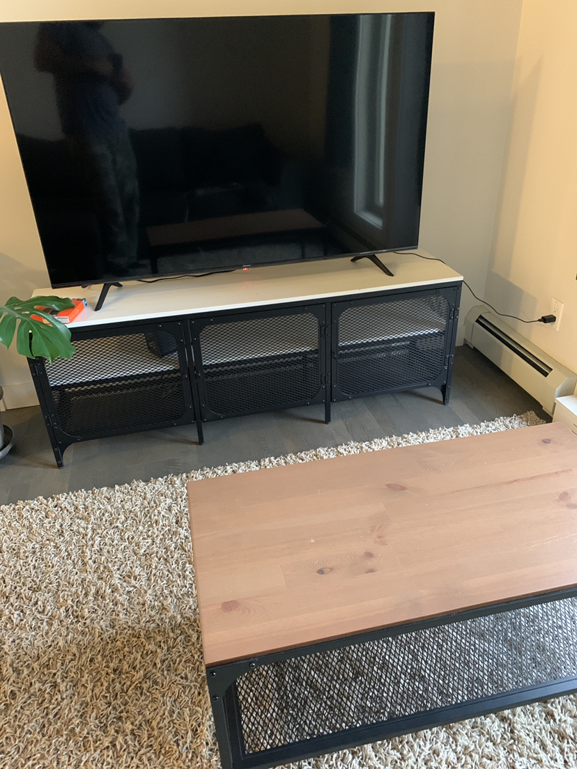 Tv stand and coffee table ikea