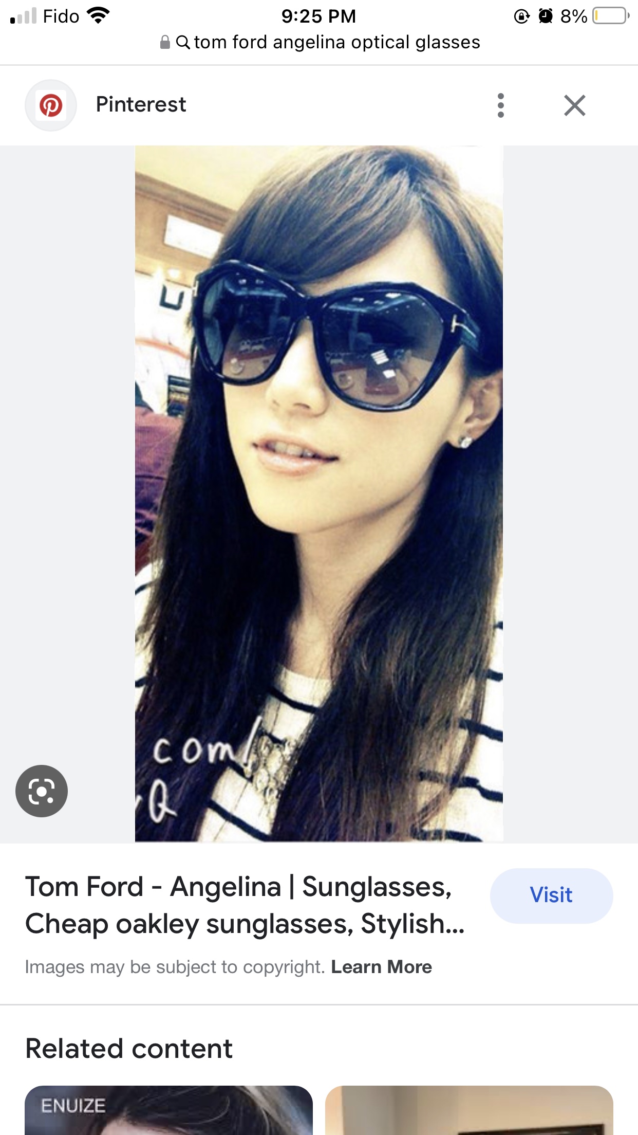 Tom Ford oversized Angelina (non prescription) image indicator(5)