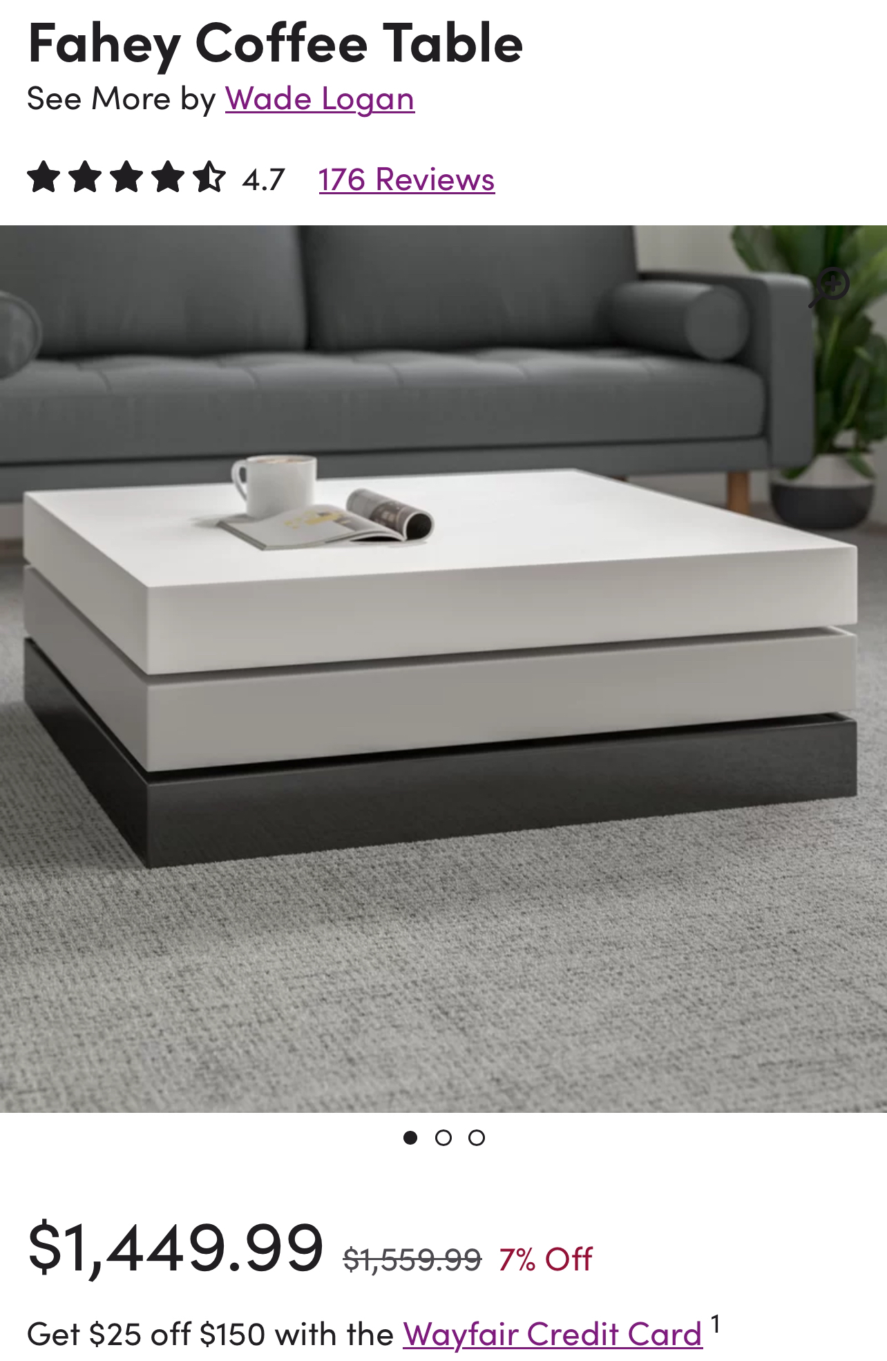 Modern coffee table - photo 4