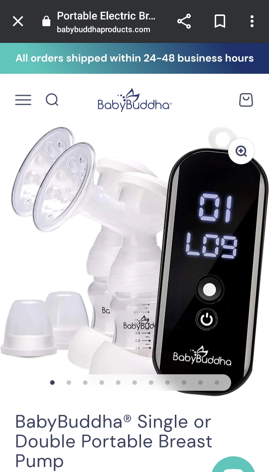 BRAND NEW Baby Buddha Double Breast Pump