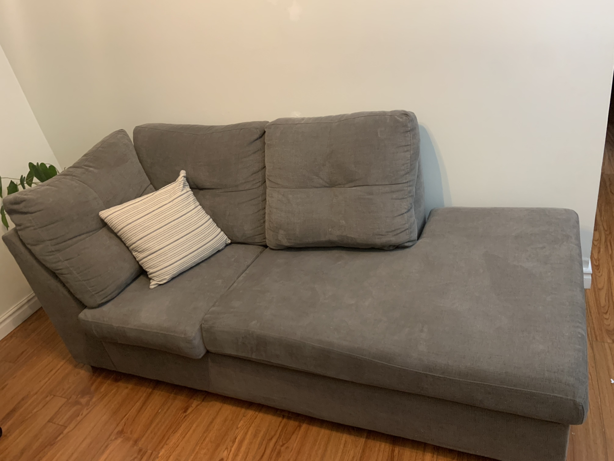 Sofa and ottoman with storage thumbnail