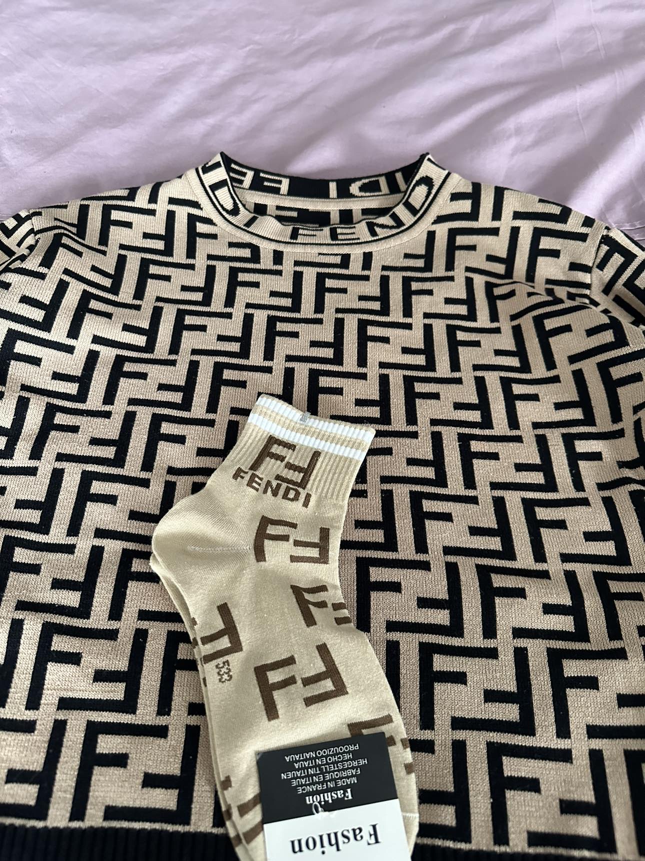 Fendi top and socks thumbnail