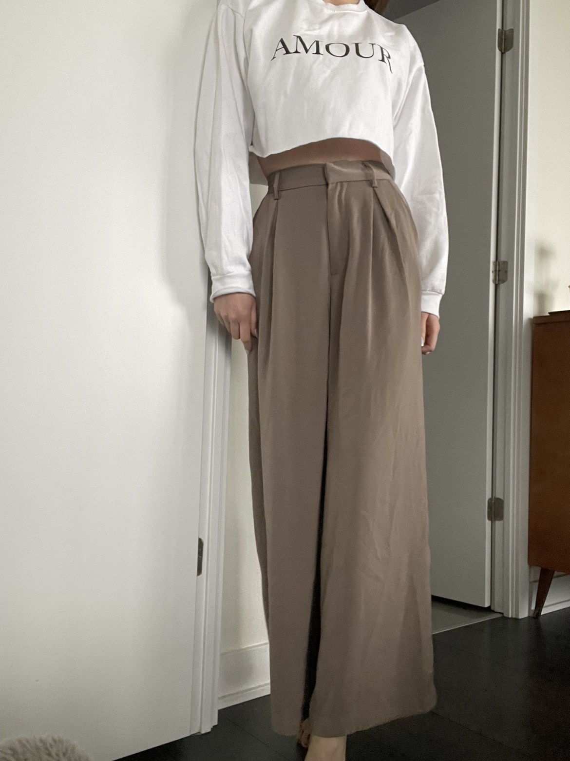 Comfy elegant wide leg pans XS thumbnail