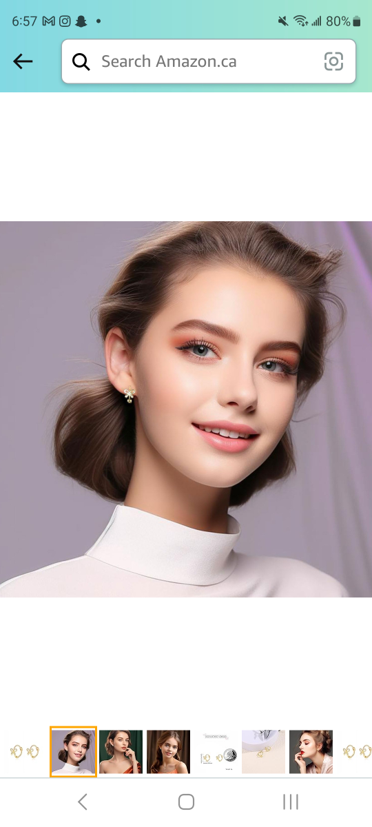 bow knot hoop earrings - photo 5