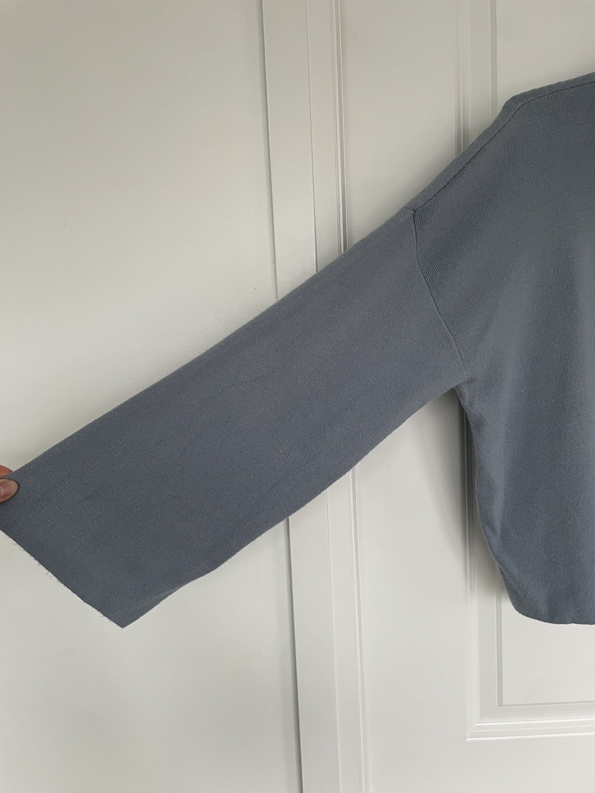 Soft Light Blue Cropped Turtleneck image indicator(2)