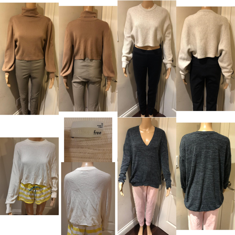 Aritzia Turtleneck/Cropped Wool Sweaters + A Free Sweater