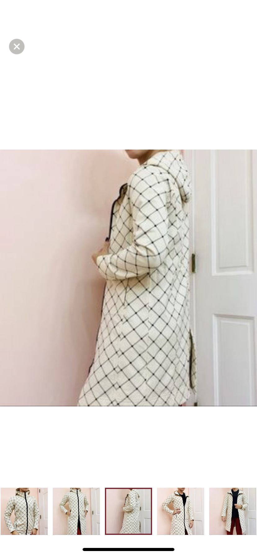 Rare - Lululemon Apres Yoga Diamond Dots Jacket/Coat - Size 6 image indicator(3)