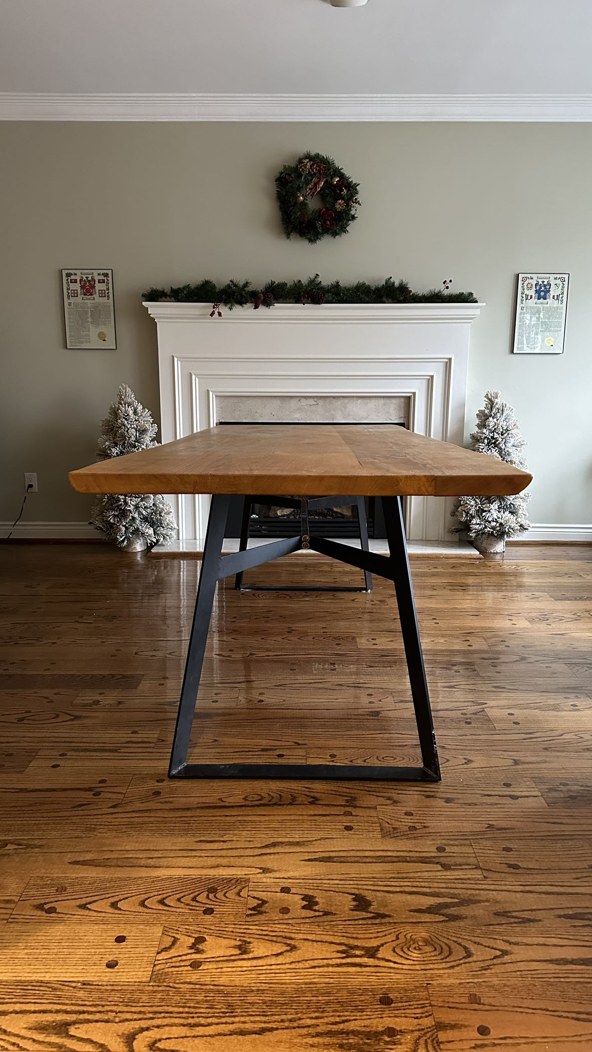 Structube live Edge dining room table
