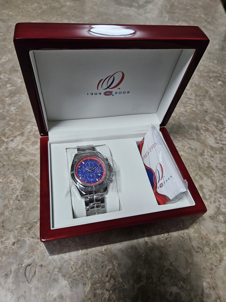 Montreal Canadians Anniversary 1909-2009 Collectable Watch
