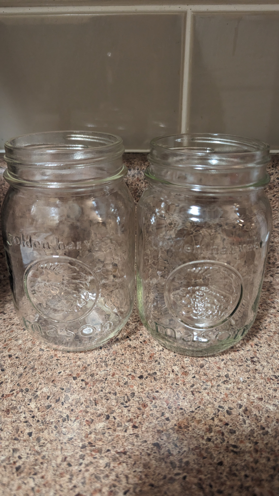 mason jar cups#freecycle