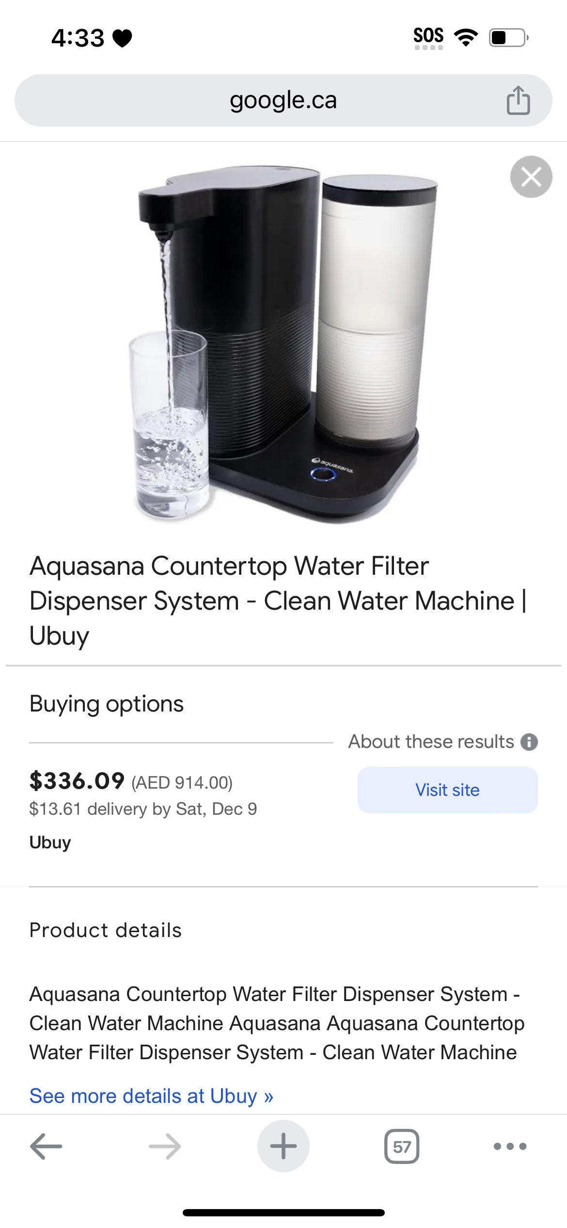 Countertop water filter image indicator(3)