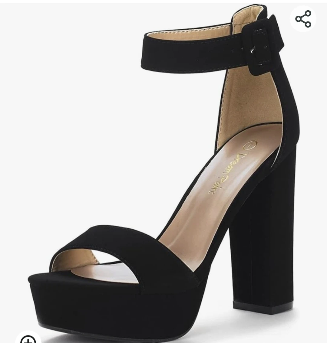 DREAM PAIRS Women's Hi-Lo High Heel Platform Pump Sandals
