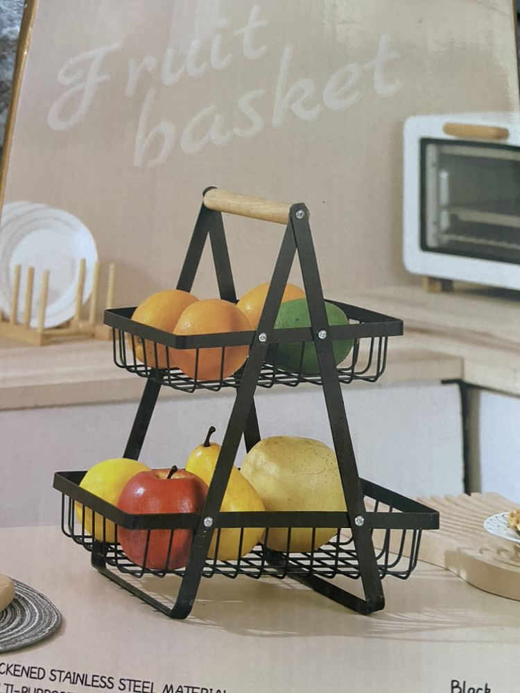 Brand new 2 tier fruit basket - photo 3